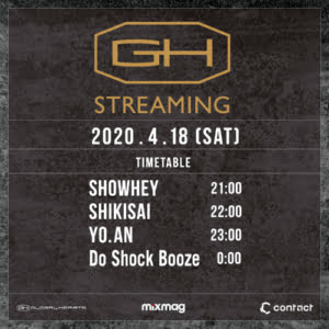 4/18 (Sat.) SHOWHEY, DJ SHIKISAI, YO.AN, Do Shock Booze